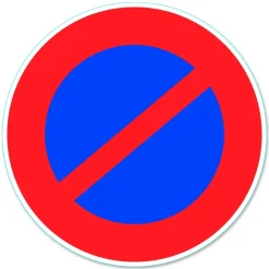 Disque de signalisation "Stationnement interdit" CHAPUIS