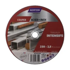 Disque de tronçonnage 230 x 2.5 x 22.23mm pour acier et inox
