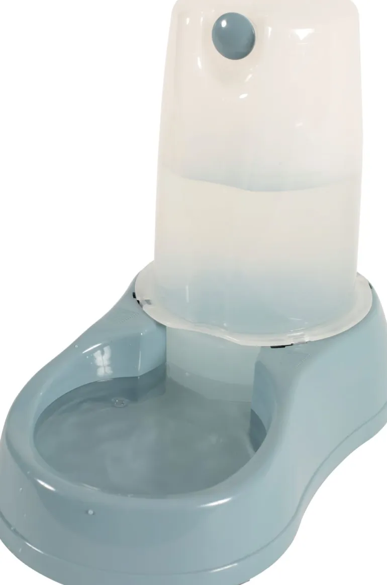 Distributeur d'eau antidérapant bleu acier 3,5L ZOLUX