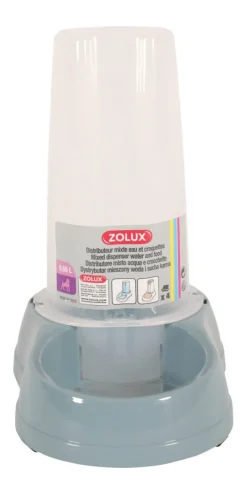 Distributeur mixte antidérapant bleu acier 650 ml ZOLUX