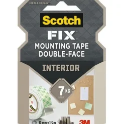 Double face intérieur Blanc 1,5m x 19mm SCOTCH
