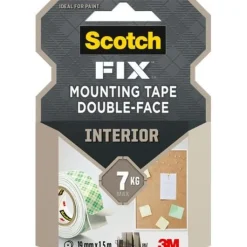 Double face intérieur Blanc 1,5m x 19mm SCOTCH