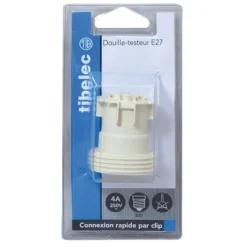 Douille de chantier E27 à connexion rapide