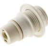 Douille E14 nylon + 1 bague blanc