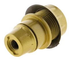 Douille E14 nylon or + 1 bague