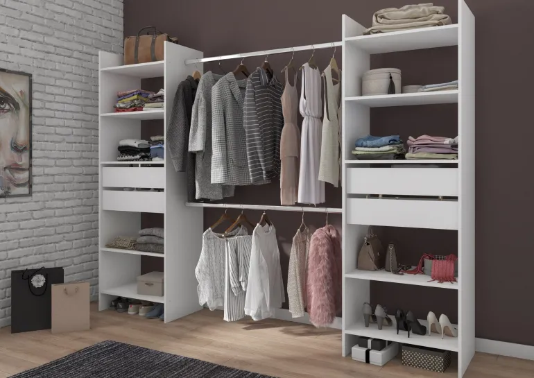 Dressing Blanc 1 colonne 60 cm