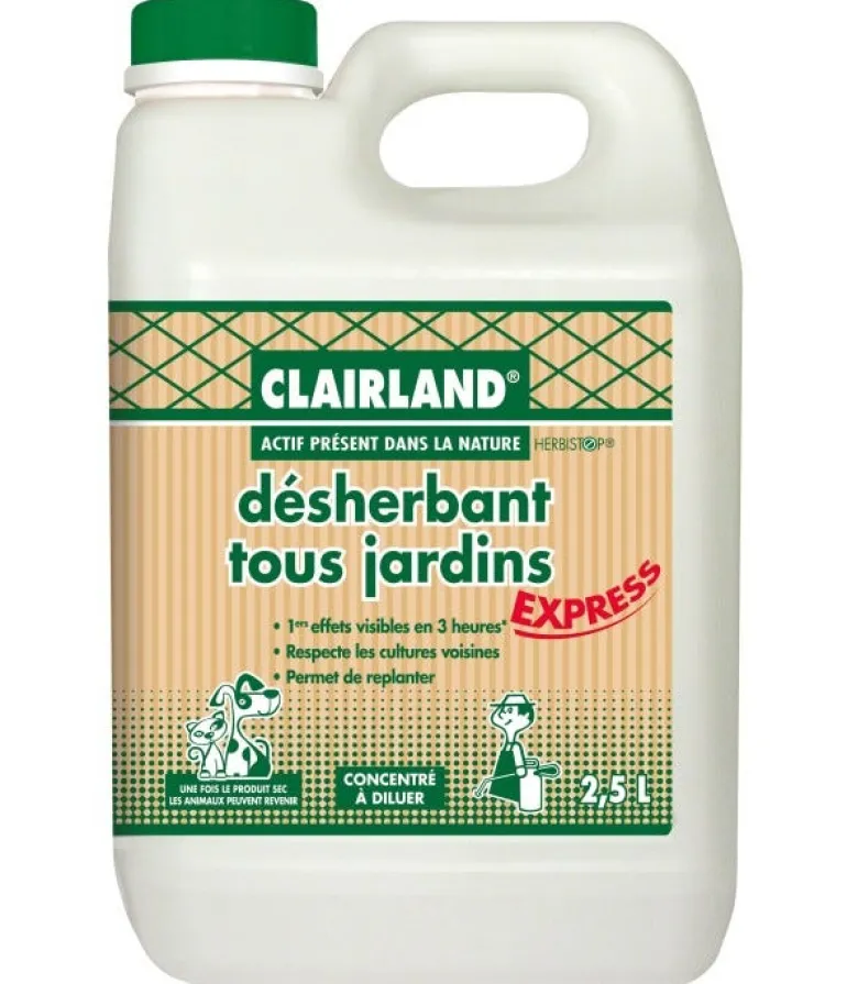Désherbant concentré tous jardins 2,5L CLAIRLAND