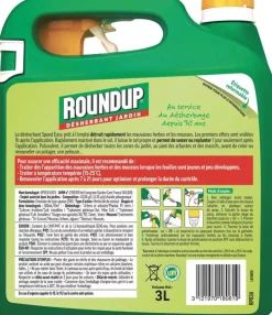 Désherbant polyvalent mauvaises herbes 3L ROUNDUP