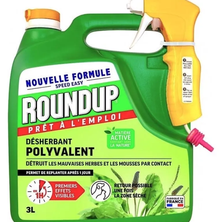 Désherbant polyvalent mauvaises herbes 3L ROUNDUP