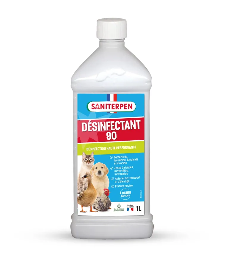Désinfectant 90 haute performance concentré 1L SANITERPEN