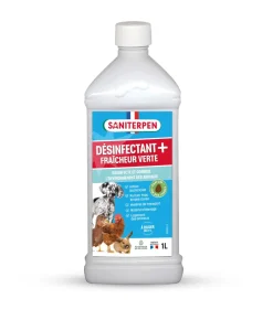Désinfectant Plus Fraîcheur verte concentré 1L SANITERPEN