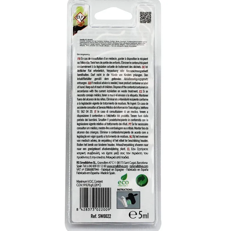 Désodorisant diffuseur liquide parfum vanille 5 ml