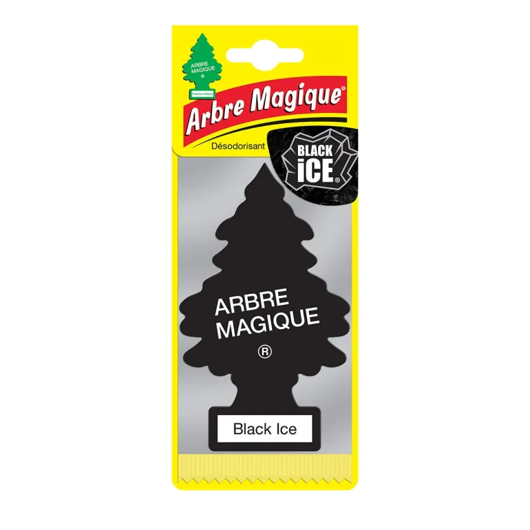 Désodorisant parfum Black ice ARBRE MAGIQUE