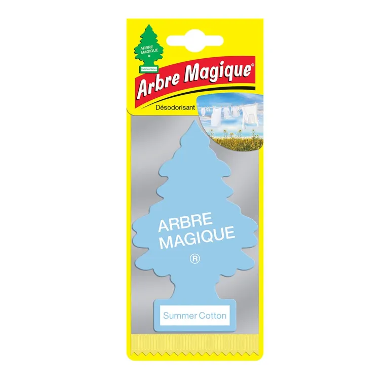 Désodorisant parfum Summer cotton ARBRE MAGIQUE