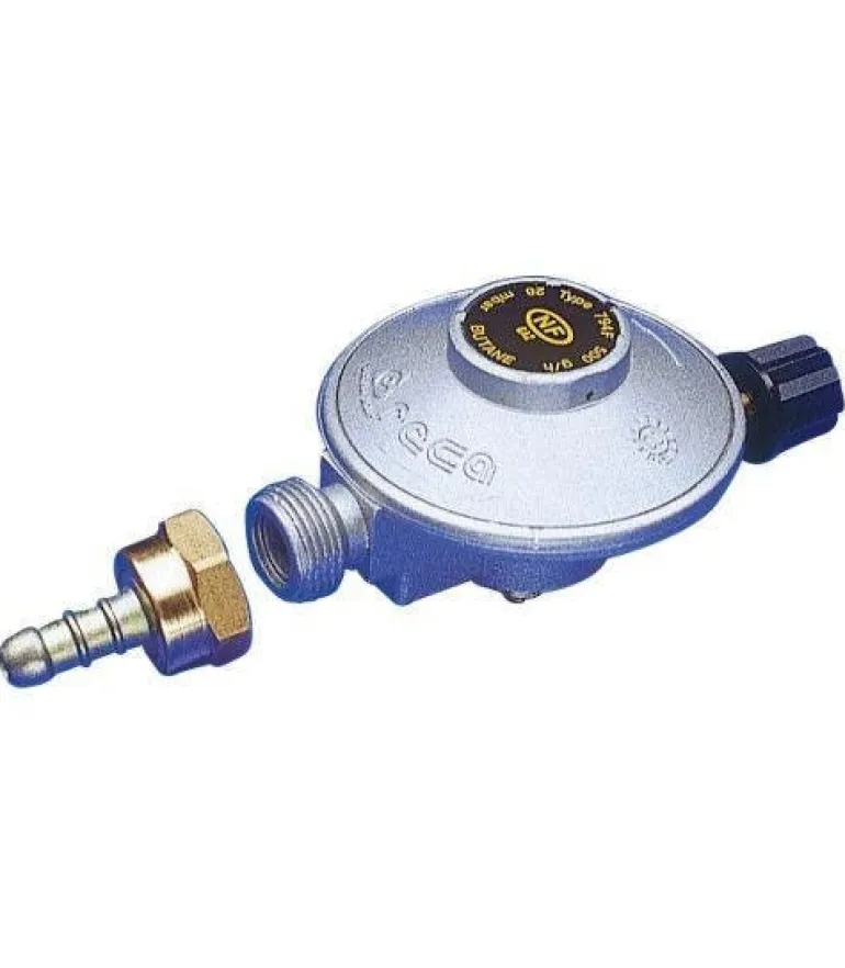 Détendeur camping butane basse pression 0,5kg/h + tétine