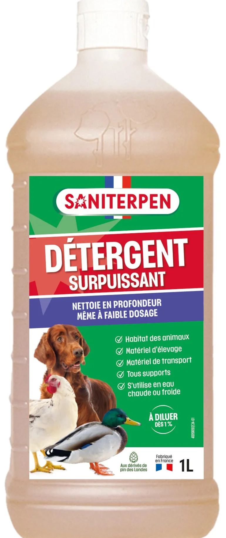 Détergent surpuissant à diluer 1L SANITERPEN