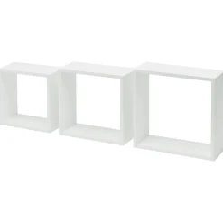 Duraline Triple Cube Blanc PVC MDF 12mm 30x30x12cm 3pp