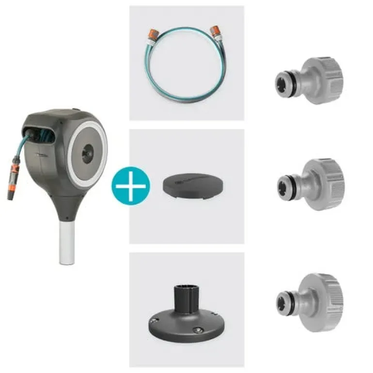 Dévidoir automatique pour terrasse RollUp M 20m GARDENA