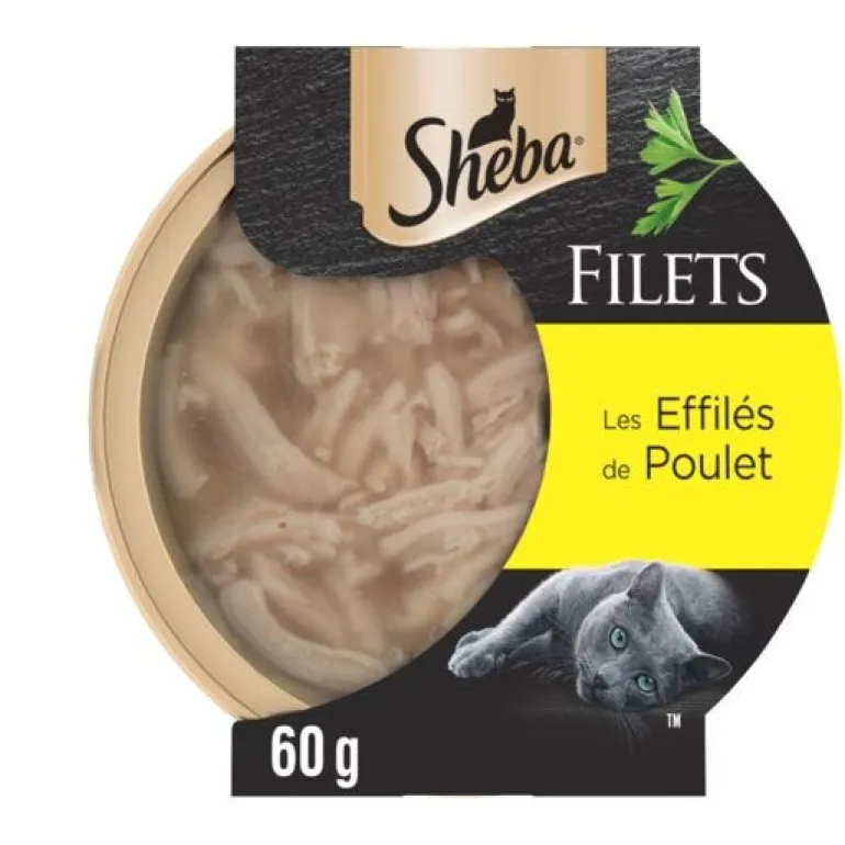 Effilés pour chat au poulet 60g SHEBA