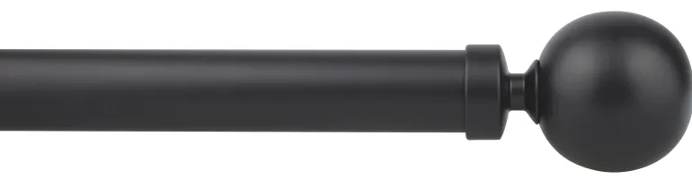 Embout boule pour tube Élégance ø28 mm noir mat BOULET