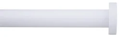 Embout disque pour tube Élégance ø28 mm blanc mat BOULET