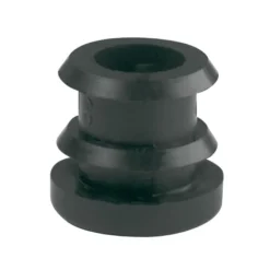 Embout entrant pour tube penderie rond Ø19mm noir (x4)