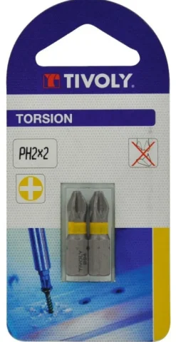 2 Embouts de vissage PH TORSION N2