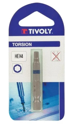 Embouts de vissage pour vis 6 pans Ø3-4-5mm