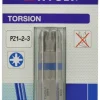 3 Embouts de vissage PZD N°1-2-3 L. 50mm