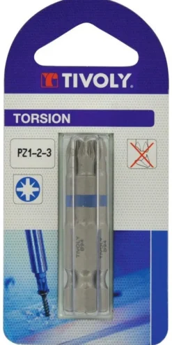 3 Embouts de vissage PZD N°1-2-3 L. 50mm