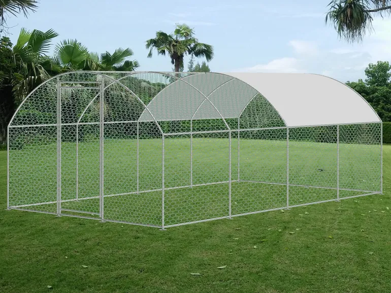 Enclos pour poules 5 x 3 x 2 m