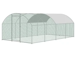 Enclos pour poules 5 x 3 x 2 m