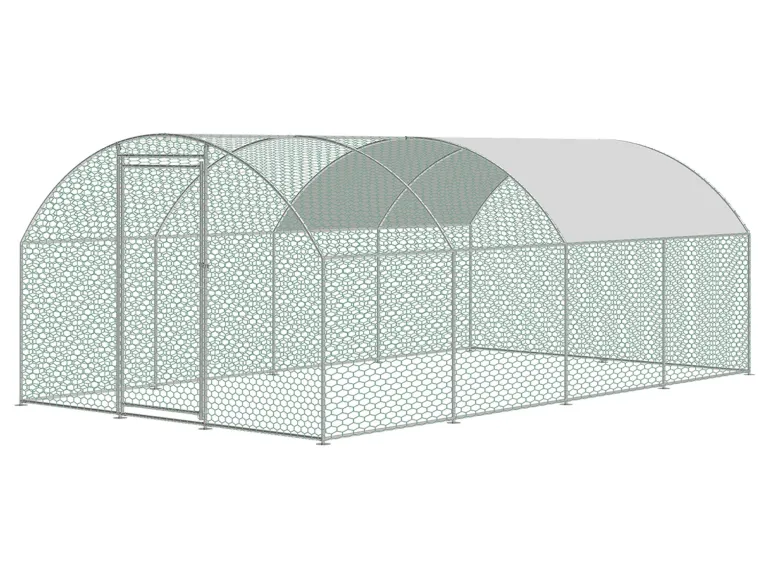 Enclos pour poules 5 x 3 x 2 m