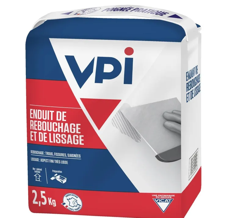Enduit lissage rebouchage 2,5 KG
