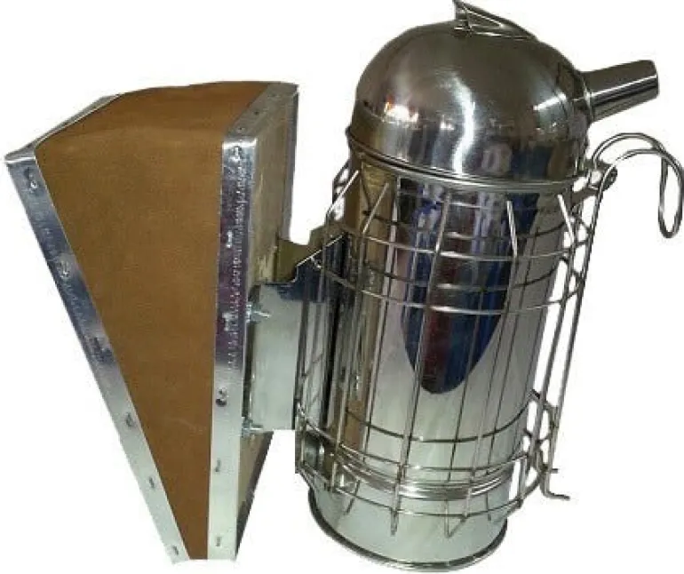 Enfumoir inox traditionnel soufflet cuir 180mm
