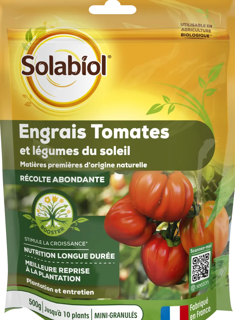 Engrais tomates et légumes fruits 500g SOLABIOL