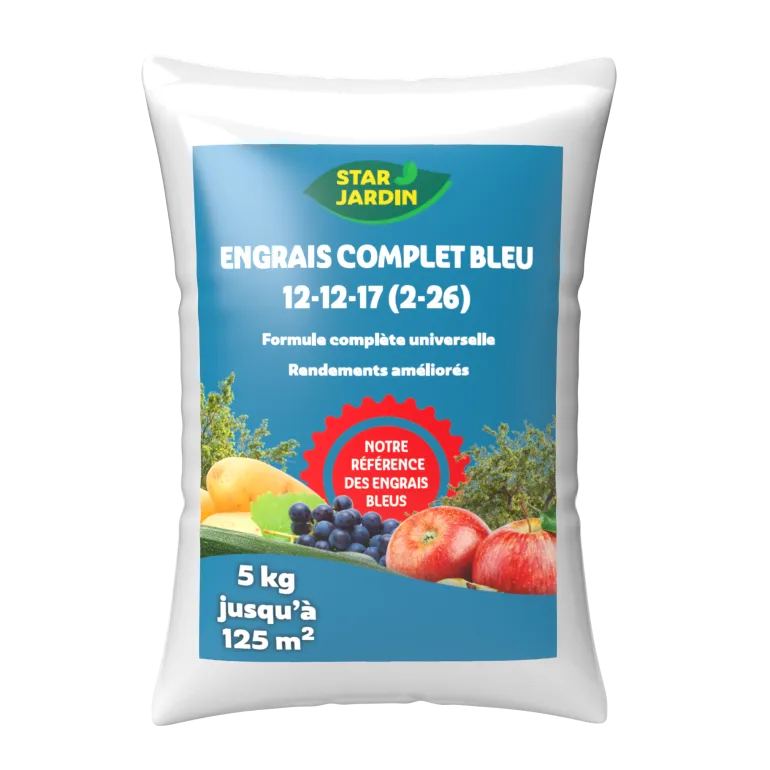Engrais complet bleu NPK 12-12-17SK - 5kg