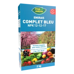 Engrais complet bleu NPK 12-12-17SK - 2kg