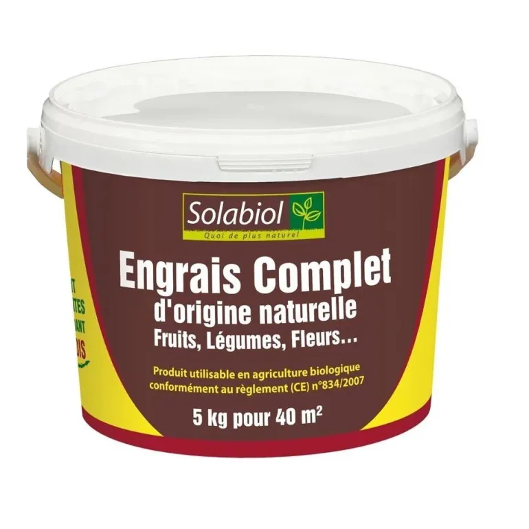 Engrais complet 5 kg SOLABIOL