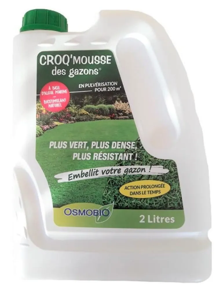 Engrais CROQ'MOUSSE des gazons 2L