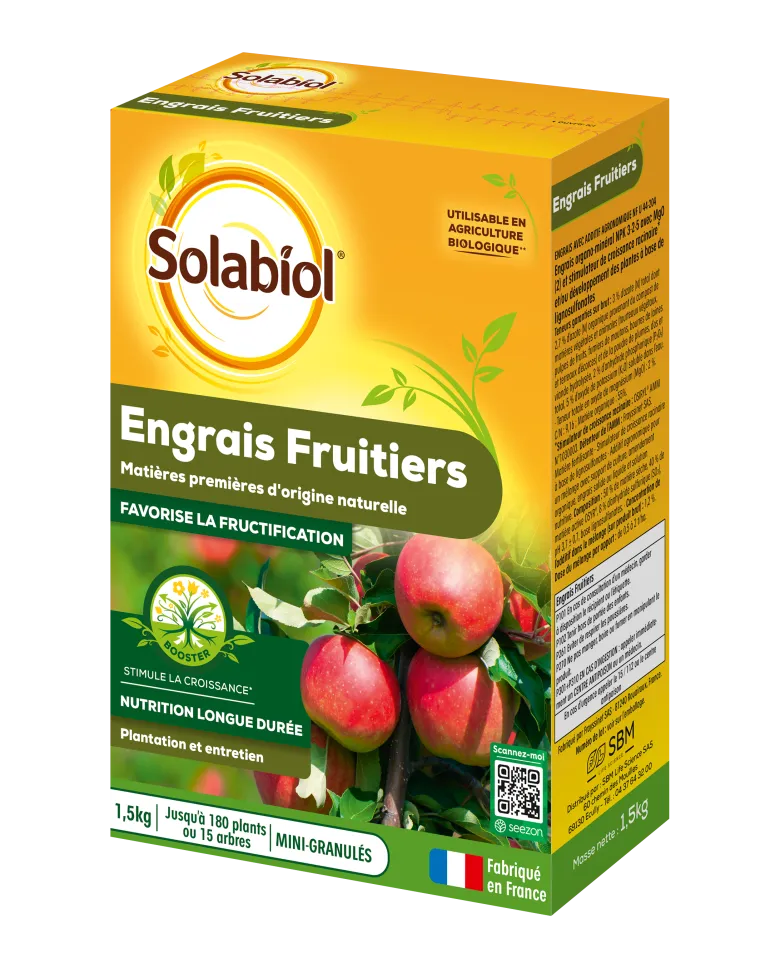 Engrais fruitiers 1,5kg SOLABIOL