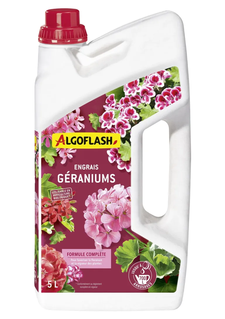 Engrais géraniums UAB 5L ALGOFLASH