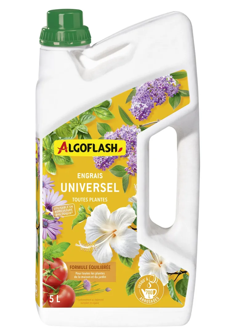 Engrais liquide universel UAB 5L ALGOFLASH