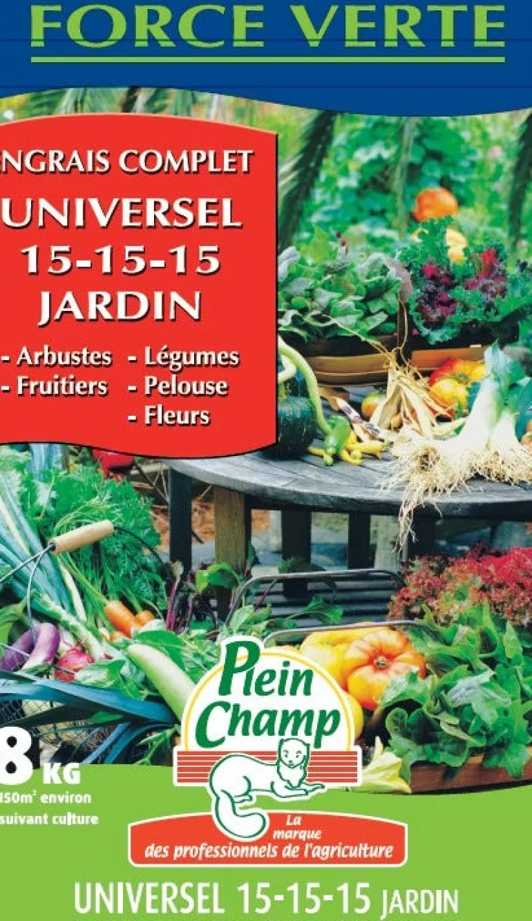 Engrais universel jardin Force Verte 8kg