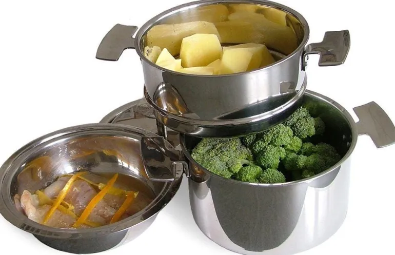 Ensemble de cuisson Baumstal inox induction 24 cm