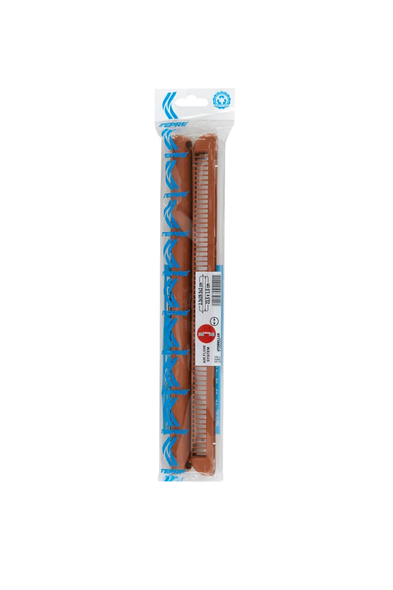 Entree d'air à visser ABS marron pour portes et fenêtres