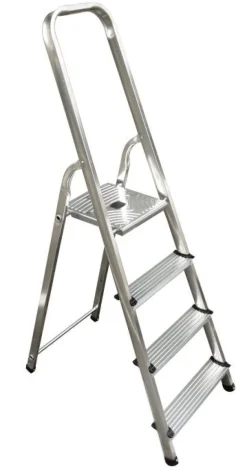 Escabeau aluminium Décret 4 marches Eco