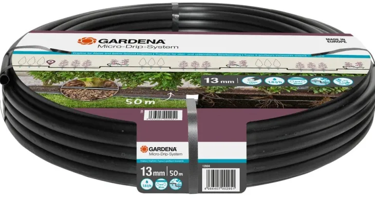 Extension tuyau à goutteurs incorporés 50m Ø13mm GARDENA
