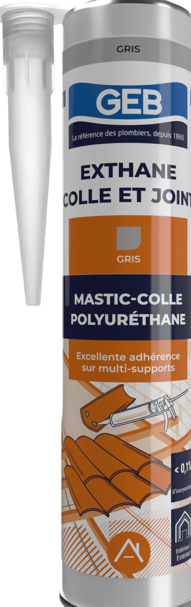 Exthane colle joint 300 ml gris