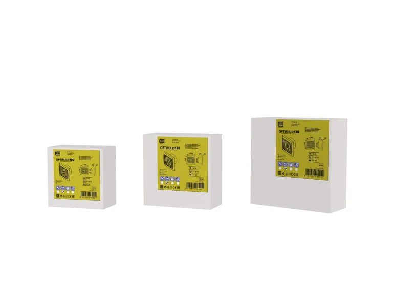 Extracteur Optima standard Ø10cm salle de bain/cuisine